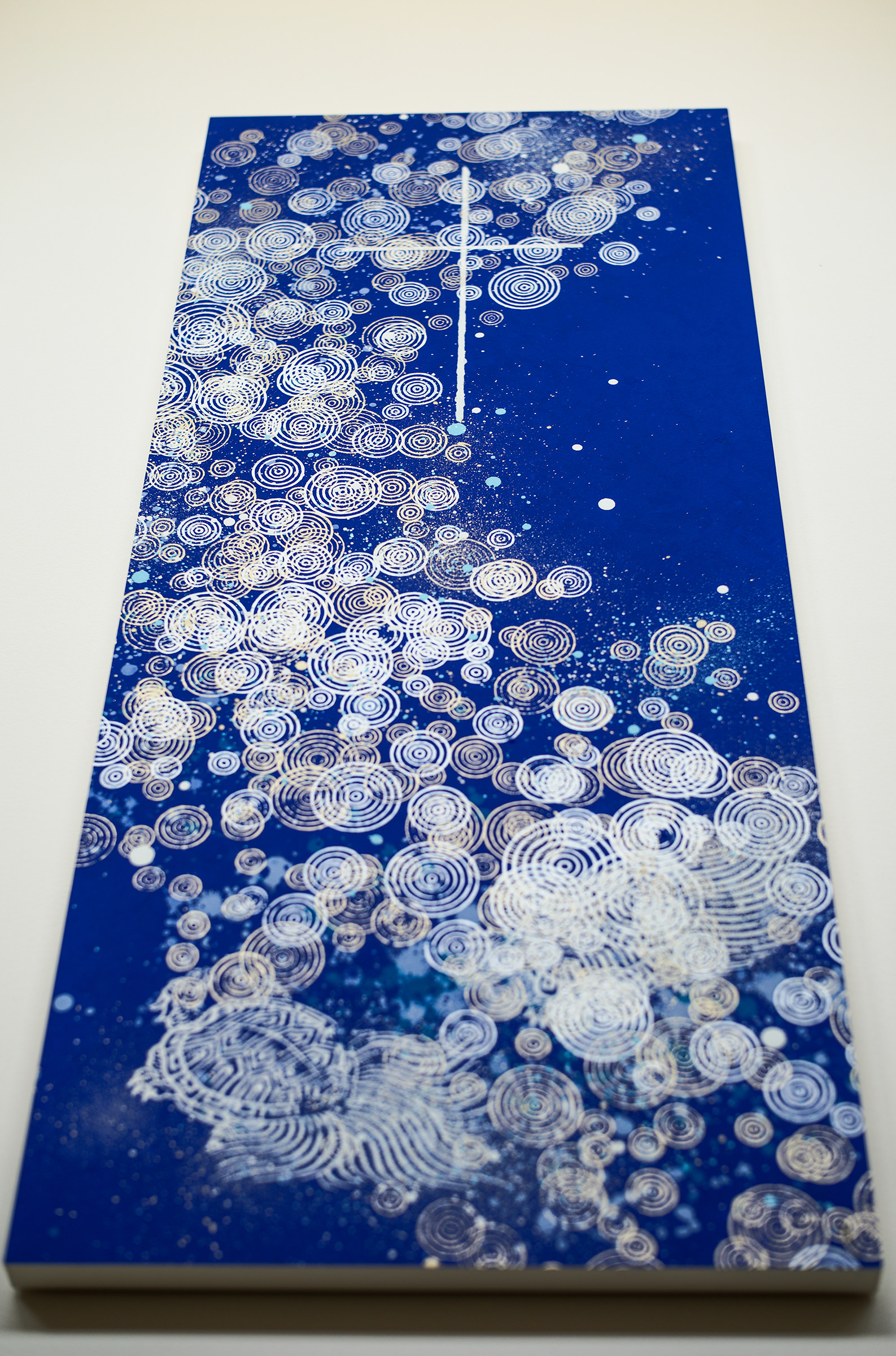 ミズハ（sacred cross）丨唐紙アート作品・ブルーアート | 唐長本店